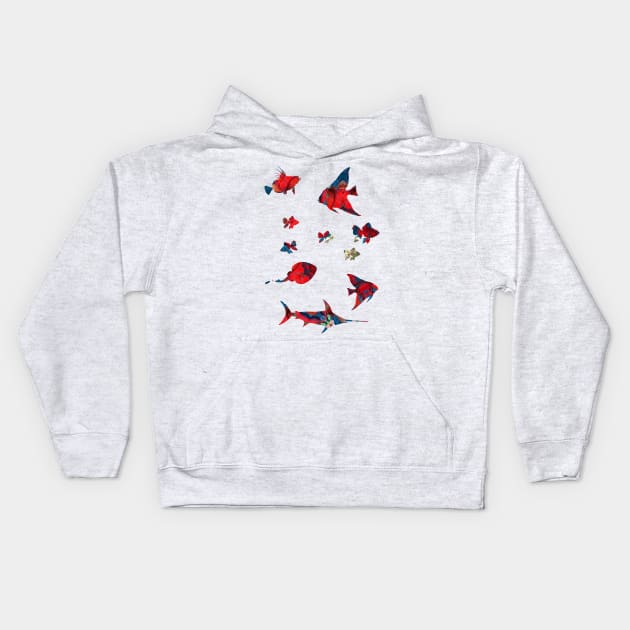 fishes #fish Kids Hoodie by JBJart